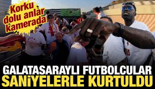 Şampiyonluk turunda korkutan anlar: Galatasaray kafilesi saniyelerle kurtuldu