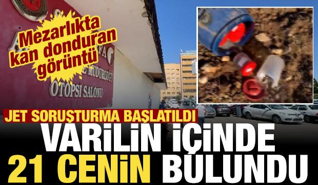 Şanlıurfa'da mezarlıkta kan donduran görüntüler: Varilde 21 insan cenini bulundu