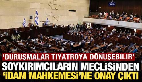 Soykırımcı İsrail, Filistinlilerin idamı için özel bir mahkeme kuruyor