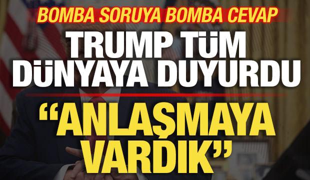 Trump tüm dünyaya duyurdu! Xi Jinping'in bomba sorusuna bomba cevap! 