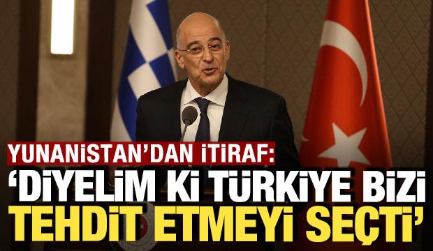 Yunanistan'dan itiraf: 'Diyelim ki Türkiye bizi tehdit etmeyi seçti'