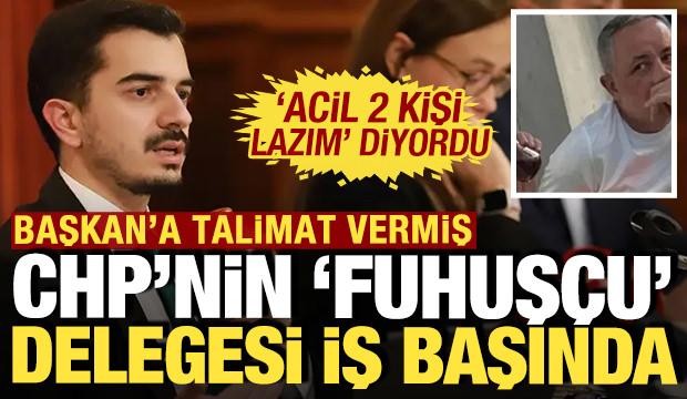 'Acil 2 kişi lazım' diyen 'Fuhuşçu Turgut' CHP'li Başkan'a talimat vermiş: 'Sil abi. Ok'
