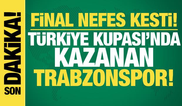 Antalya'da Fırtına esti! Türkiye Kupası'nda zafer Trabzonspor'un