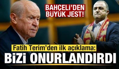 Bahçeli'den jest! Fatih Terim'den açıklama: Bizi onurlandırdı! Ziyaret edeceğim
