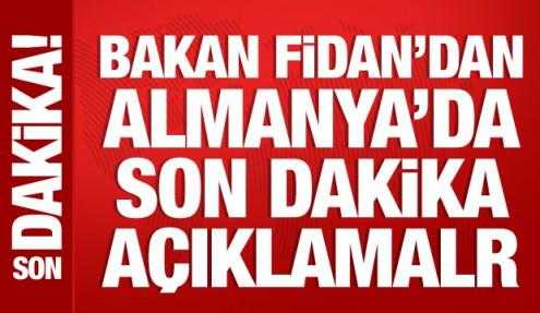 Bakan Fidan'dan önemli açıklamalar