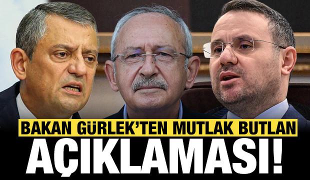 Bakan G&uuml;rlek'ten "mutlak butlan" a&ccedil;ıklaması: S&uuml;re&ccedil; CHP'lilerin başvurusuyla başladı!