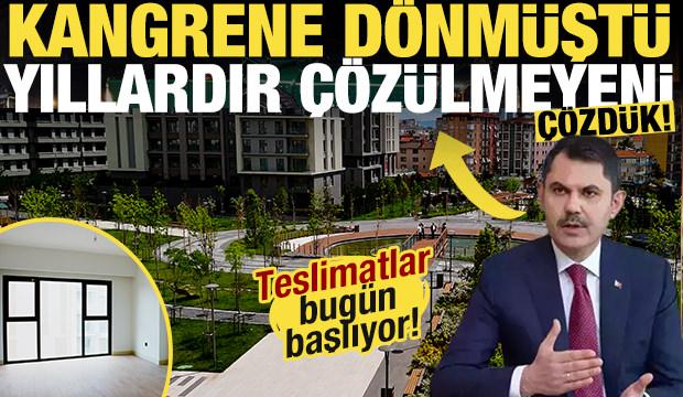 Bakan Kurum: Kangrene d&ouml;nm&uuml;şt&uuml;, yıllardır &ccedil;&ouml;z&uuml;lmeyeni &ccedil;&ouml;zd&uuml;k!