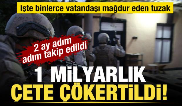 &Ccedil;ete, 23 ildeki dev operasyonla &ccedil;&ouml;kertildi: 1 milyar TL'lik işlem hacmi!