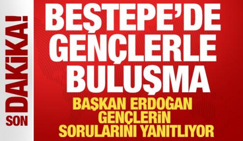 Cumhurbaşkanı Erdoğan gençlerle buluştu