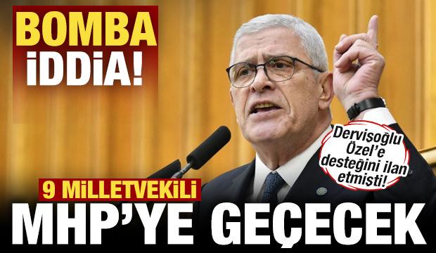 Dervişoğlu desteğini ilan etmişti! Bomba İYİ Parti iddiası! 9 milletvekili MHP'ye geçecek