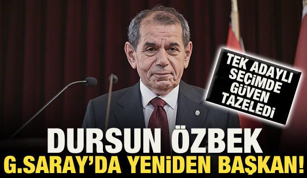 Dursun Özbek bir kez daha Galatasaray Başkanı seçildi!