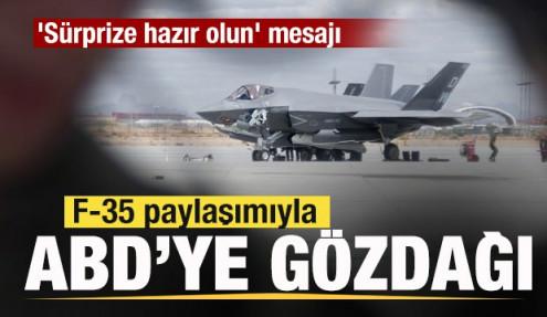 F-35 paylaşımıyla ABD'ye tehdit! 'Sürprize hazır olun' mesajı