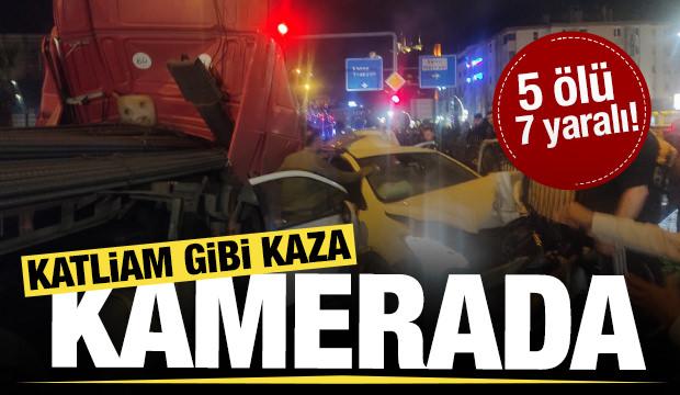Giresun'da 5 kişinin öldüğü, 7 kişinin yaralandığı katliam gibi kaza kemerada