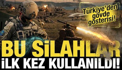 İlk kez kullanıldı! Türkiye'den dünyaya gövde gösterisi! İşte nefes kesen o kareler...