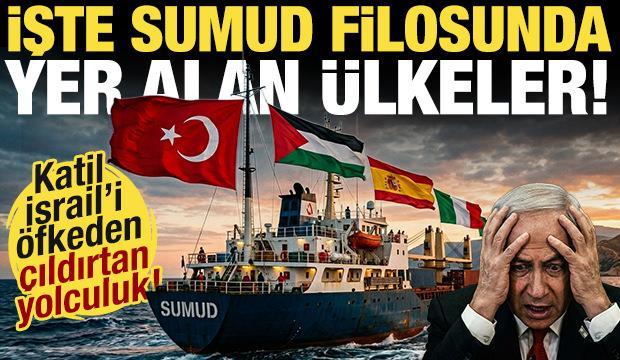 İsrail yine saldırdı! İşte Sumud Filosu'nda yer alan ülkeler!