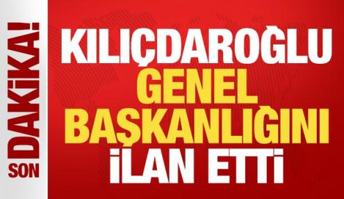 Kılıçdaroğlu CHP Genel Başkanlığı ilan etti! Sosyal medyayı sallayan hareket