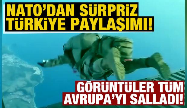 NATO'dan sürpriz Türkiye paylaşımı! Görüntüler tüm Avrupa'yı salladı