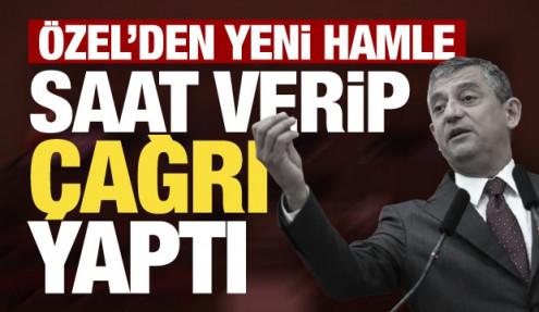 Özgür Özel’den yeni hamle! Saat verip çağrı yaptı: Direnmeye davet ediyorum