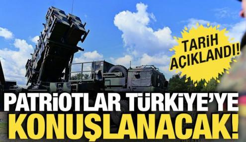 Patriotlar Türkiye'ye konuşlanacak! Tarih açıklandı