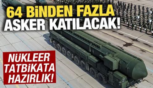 Rusya'dan nükleer tatbikat! 64 binden fazla asker katılacak