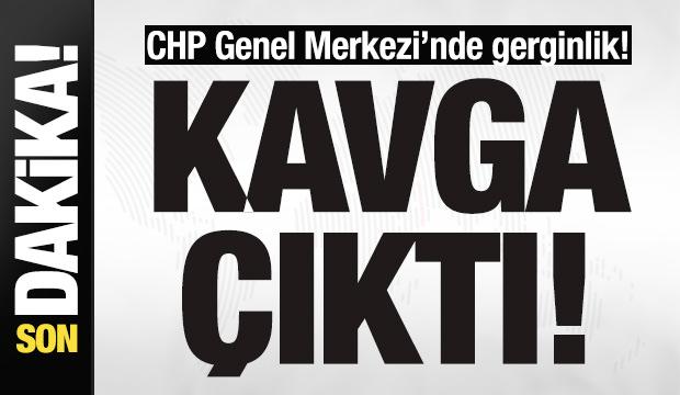 Son dakika: CHP Genel Merkezi'nde gerginlik! Kavga çıktı!