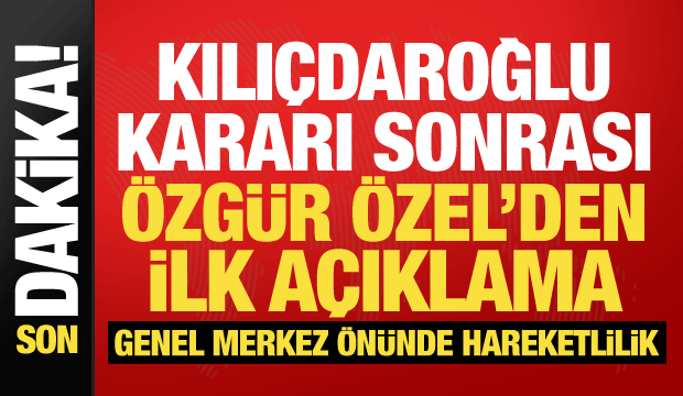 Son dakika: CHP'de hareketlilik! Özgür Özel'den ilk açıklama: Acil koduyla çağırdı