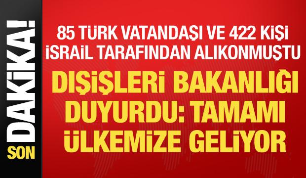 Sumud aktivistleri bug&uuml;n İstanbul'a getiriliyor