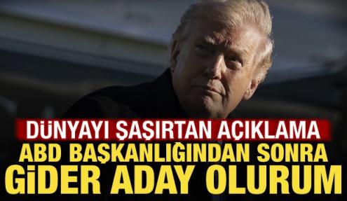 Trump dünyayı şaşırttı! İsrail çıkışı gündem oldu: Aday olabilirim