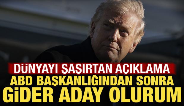 Trump dünyayı şaşırttı! İsrail çıkışı gündem oldu: Aday olabilirim