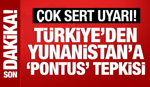 Türkiye'den Yunanistan'a 'Pontus' tepkisi: Tarihten husumet çıkarmayın