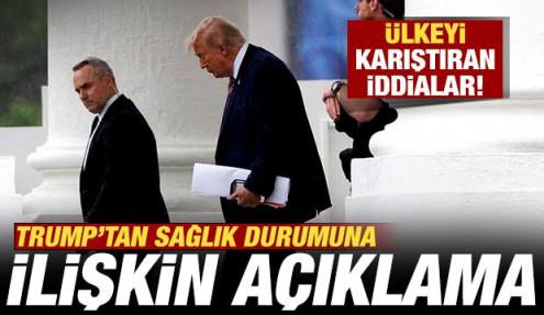 ABD'de gündem olan iddia: Trump'tan sağlık durumuna ilişkin açıklama