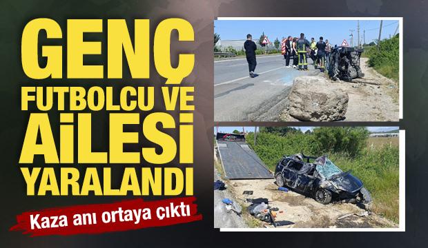 Ankarag&uuml;c&uuml;'n&uuml;n yıldızı Perker bayram tatili yolunda ailesiyle kaza ge&ccedil;irdi: 5 yaralı