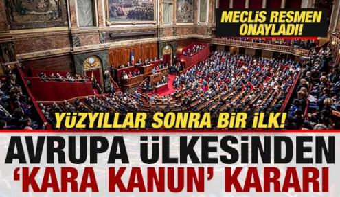 Avrupa ülkesinden 