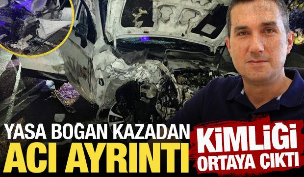 Burdur&rsquo;da 4 aracın karıştığı dehşet verici kazada &ouml;lenlerden biri profes&ouml;rm&uuml;ş