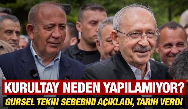 CHP'de kurultay neden yapılamıyor? Gürsel Tekin tek tek açıkladı, tarih verdi!