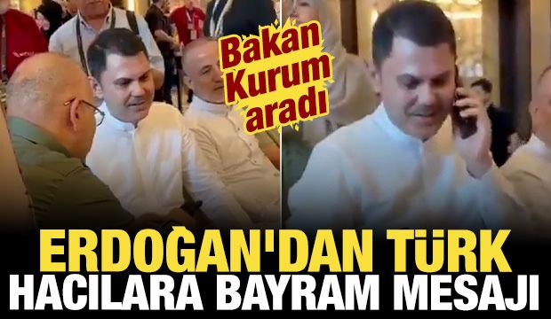 Cumhurbaşkanı Erdoğan'dan Türk hacılara bayram mesajı