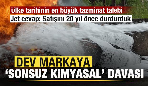 Dev markaya 'sonsuz kimyasallar' davası! Ülke tarihine geçen tazminat