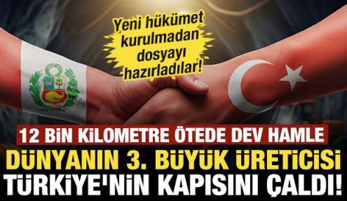 Dünyanın 3. büyük üreticisi Türkiye'nin kapısını çaldı: 