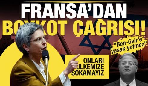 Fransız vekil Rousseau'dan İsrail'e boykot çağrısı: Ben-Gvir'e yasak yetmez
