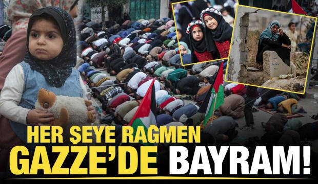 Gece katliamın yaşandığı Gazze bir bayrama daha buruk girdi