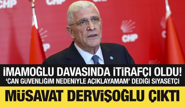 İmamoğlu davasında itirafçı olan Yalçınkaya'nın ifadesindeki isim Müsavat Dervişoğlu çıktı