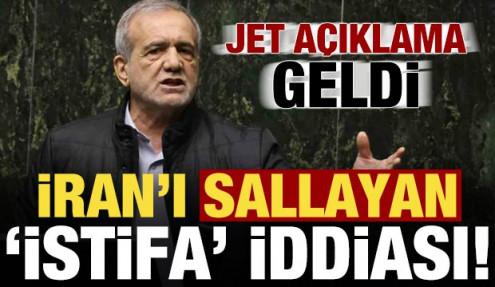 Son dakika haberi: İran'ı sallayan istifa iddiası! İlk açıklama geldi...