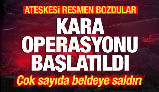 İsrail ateşkesi resmen bozdu! Kara operasyonu başlatıldı! Çok sayıda beldeye saldırı