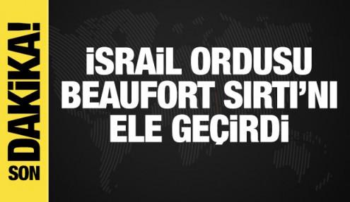 İsrail ordusu, Beaufort Kalesi'ni ele geçirdi