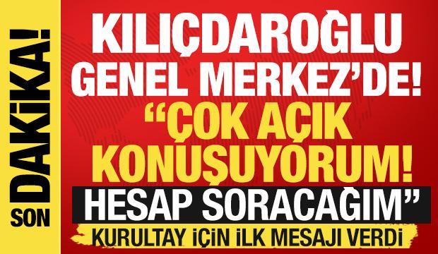 Kemal Kılıçdaroğlu 2,5 yıl sonra ilk kez Genel Merkez'de! İlk mesajını verdi