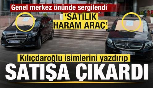 Kılıçdaroğlu iki aracı satışa çıkardı! Gündem olan kareler! 'Satılık haram araç'