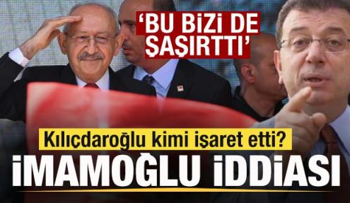 Kılıçdaroğlu kimi işaret etti? Ekrem İmamoğlu iddiası