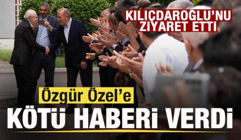 Kılıçdaroğlu'nu ziyaret etti! Özgür Özel'e kötü haberi verdi