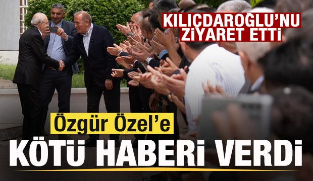 Kılıçdaroğlu'nu ziyaret etti! Özgür Özel'e kötü haberi verdi