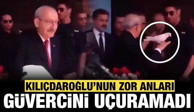 Kılıçdaroğlu'nun zor anları gündem oldu: Güvercini uçuramadı!